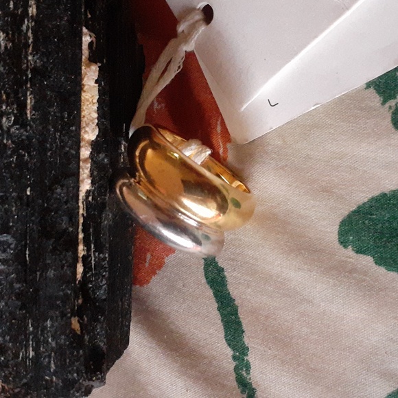 Cos recycle brass two color ring - Picture 3 of 6